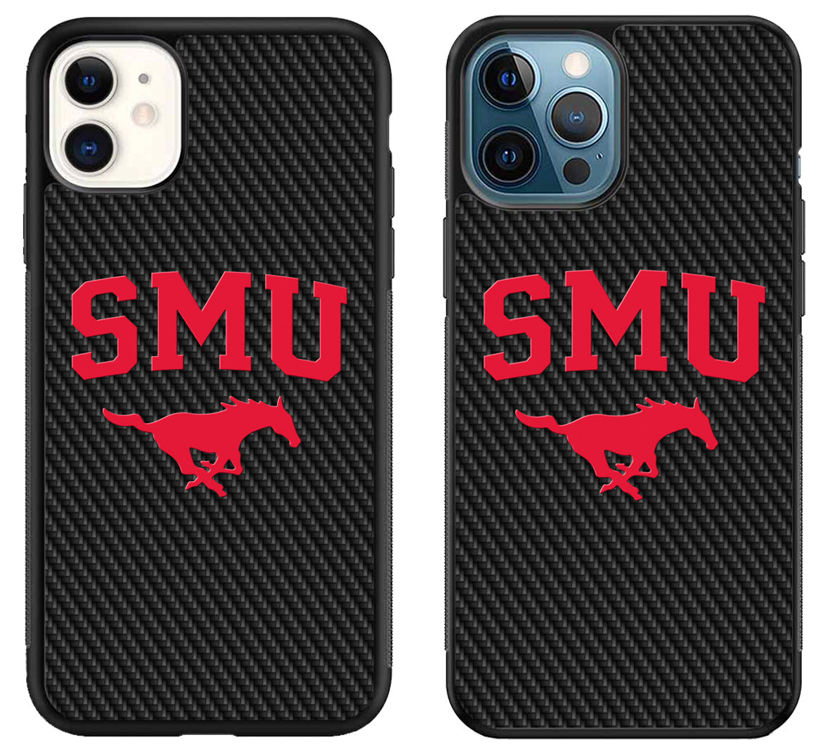 SMU Mustangs Black Carbon iPhone 11 | 11 Pro | 11 Pro Max Case