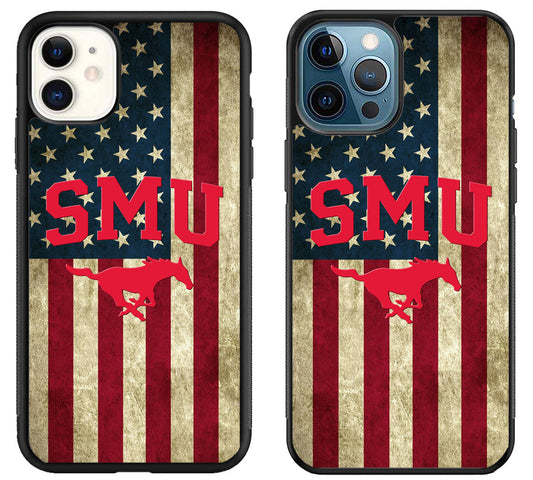 SMU Mustangs Flag Logo iPhone 11 | 11 Pro | 11 Pro Max Case
