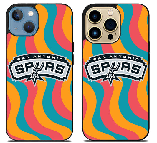 San Antonio Spurs Colorfull iPhone 14 | 14 Plus | 14 Pro | 14 Pro Max Case