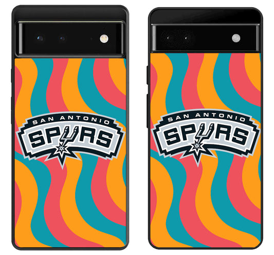 San Antonio Spurs Colorfull Google Pixel 6 | 6A | 6 Pro Case