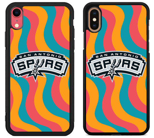 San Antonio Spurs Colorfull iPhone X | Xs | Xr | Xs Max Case