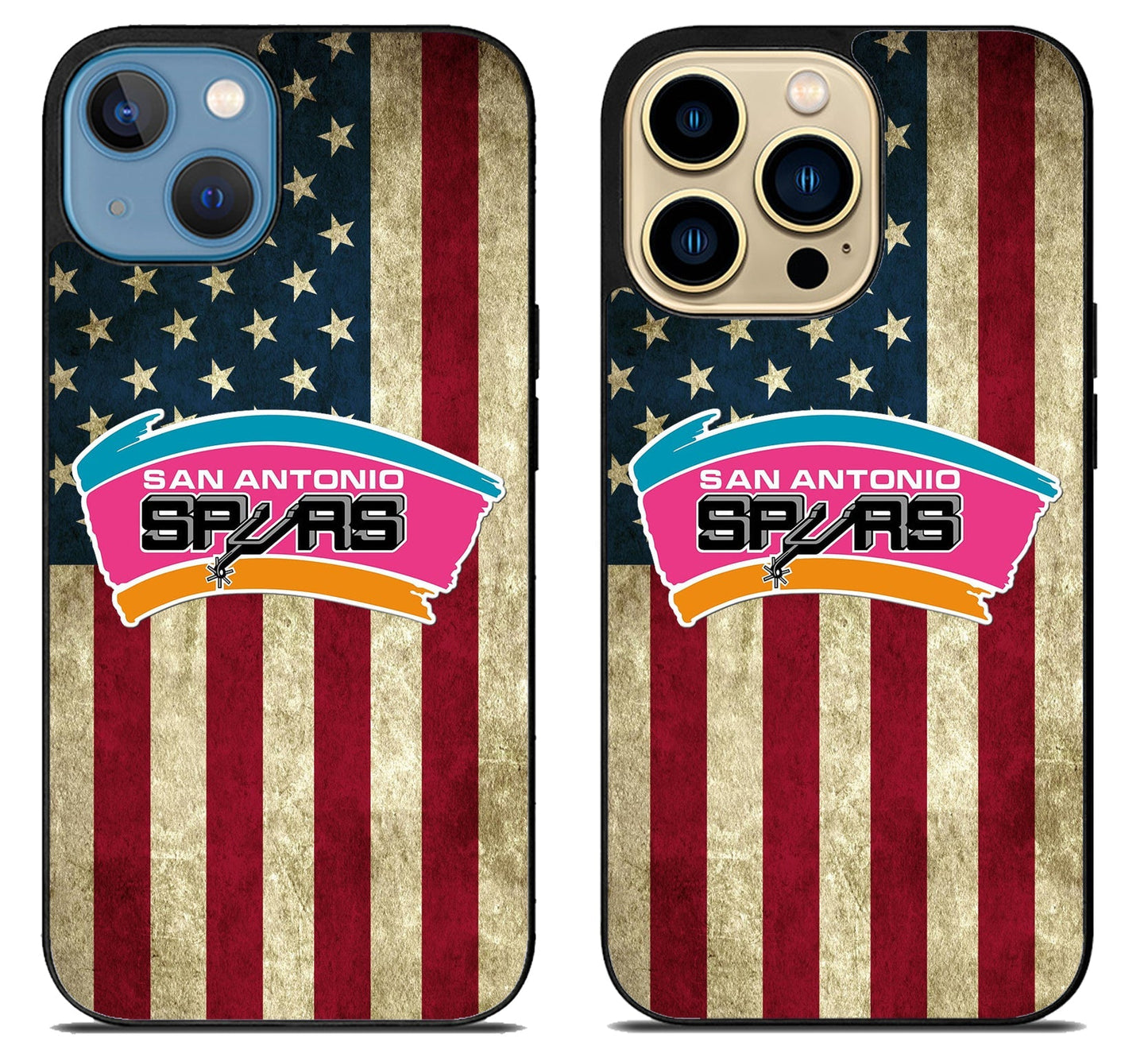 San Antonio Spurs Flag iPhone 14 | 14 Plus | 14 Pro | 14 Pro Max Case
