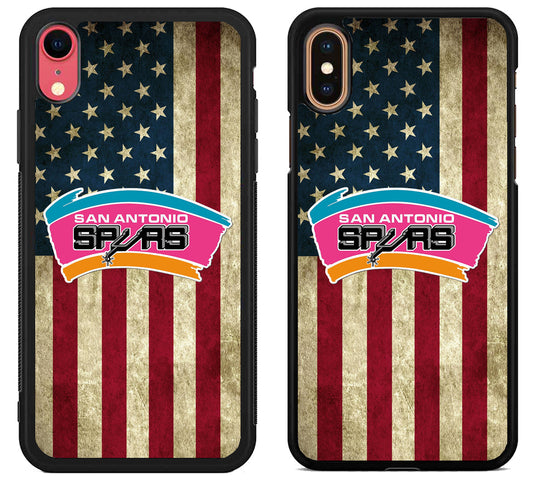 San Antonio Spurs Flag iPhone X | Xs | Xr | Xs Max Case