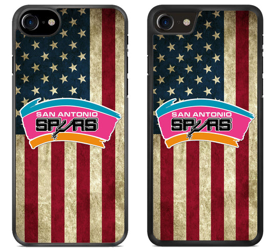 San Antonio Spurs Flag iPhone SE 2020 | iPhone SE 2022 Case