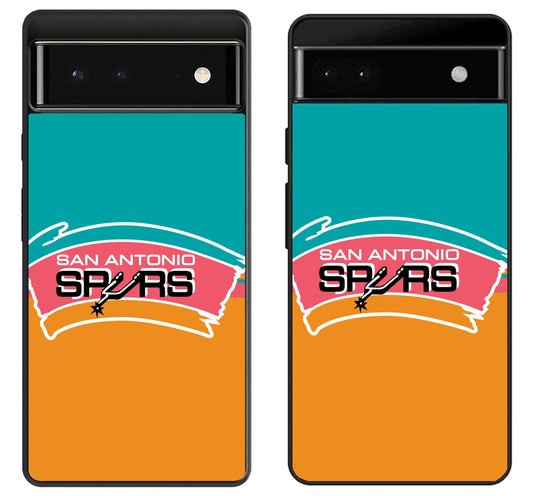 San Antonio Spurs Logo Google Pixel 6 | 6A | 6 Pro Case