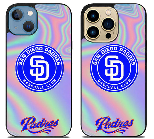 San Diego Padres Holographic iPhone 14 | 14 Plus | 14 Pro | 14 Pro Max Case