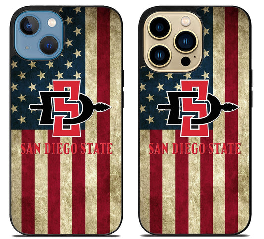 San Diego State Aztecs Flag iPhone 14 | 14 Plus | 14 Pro | 14 Pro Max Case