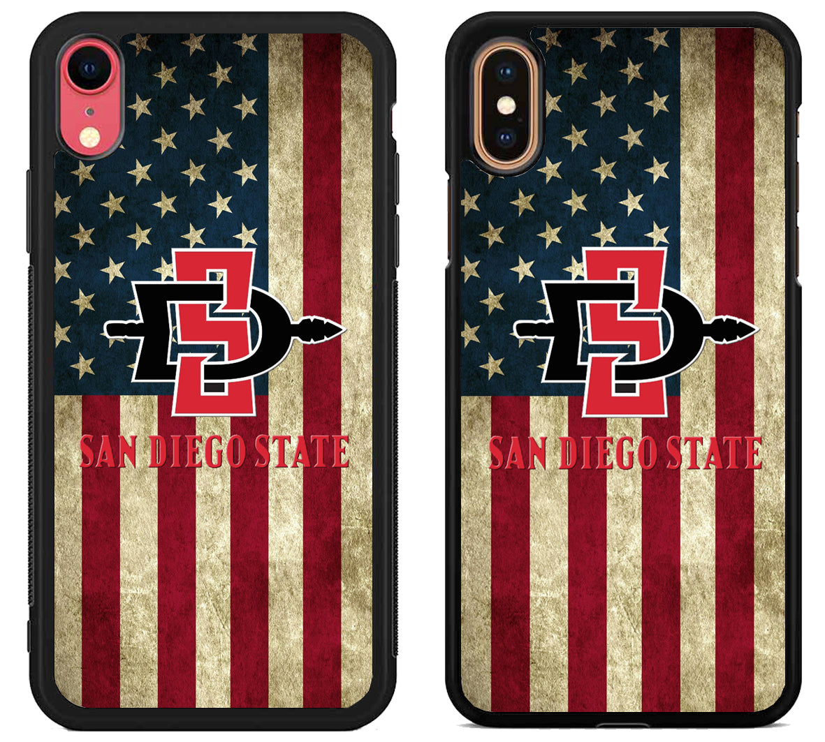 San Diego State Aztecs Flag iPhone X | Xs | Xr | Xs Max Case
