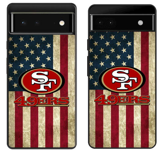 San Francisco 49ers Football Flag Google Pixel 6 | 6A | 6 Pro Case