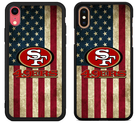 San Francisco 49ers Football Flag iPhone X | Xs | Xr | Xs Max Case