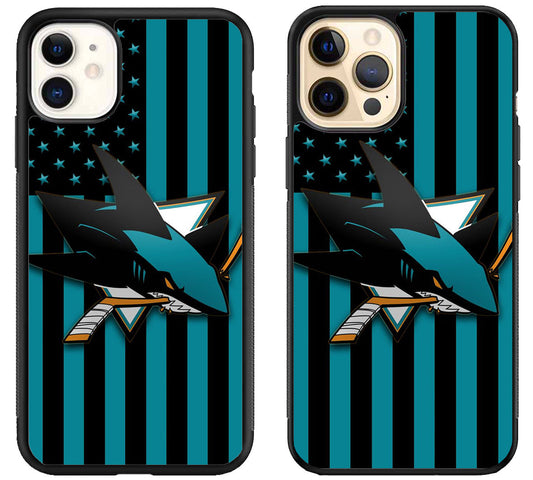 San Jose Sharks Flag iPhone 12 | 12 Mini | 12 Pro | 12 Pro Max Case