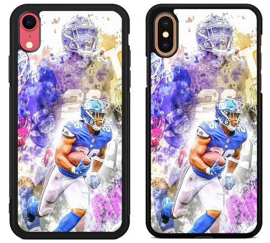 Saquon Barkley New York Giants Artwork iPhone X | Xs | Xr | Xs Max Case