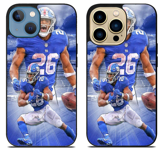 Saquon Barkley Ny Giants Style iPhone 14 | 14 Plus | 14 Pro | 14 Pro Max Case