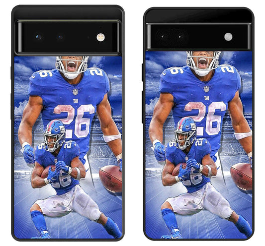 Saquon Barkley New York Giants Style Google Pixel 6 | 6A | 6 Pro Case