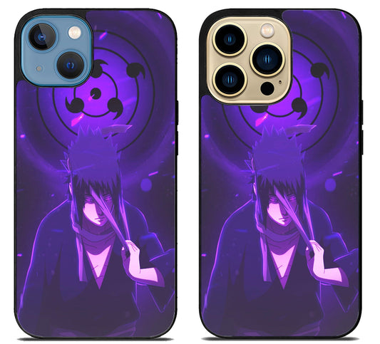 Sasuke Uciha Purple iPhone 14 | 14 Plus | 14 Pro | 14 Pro Max Case