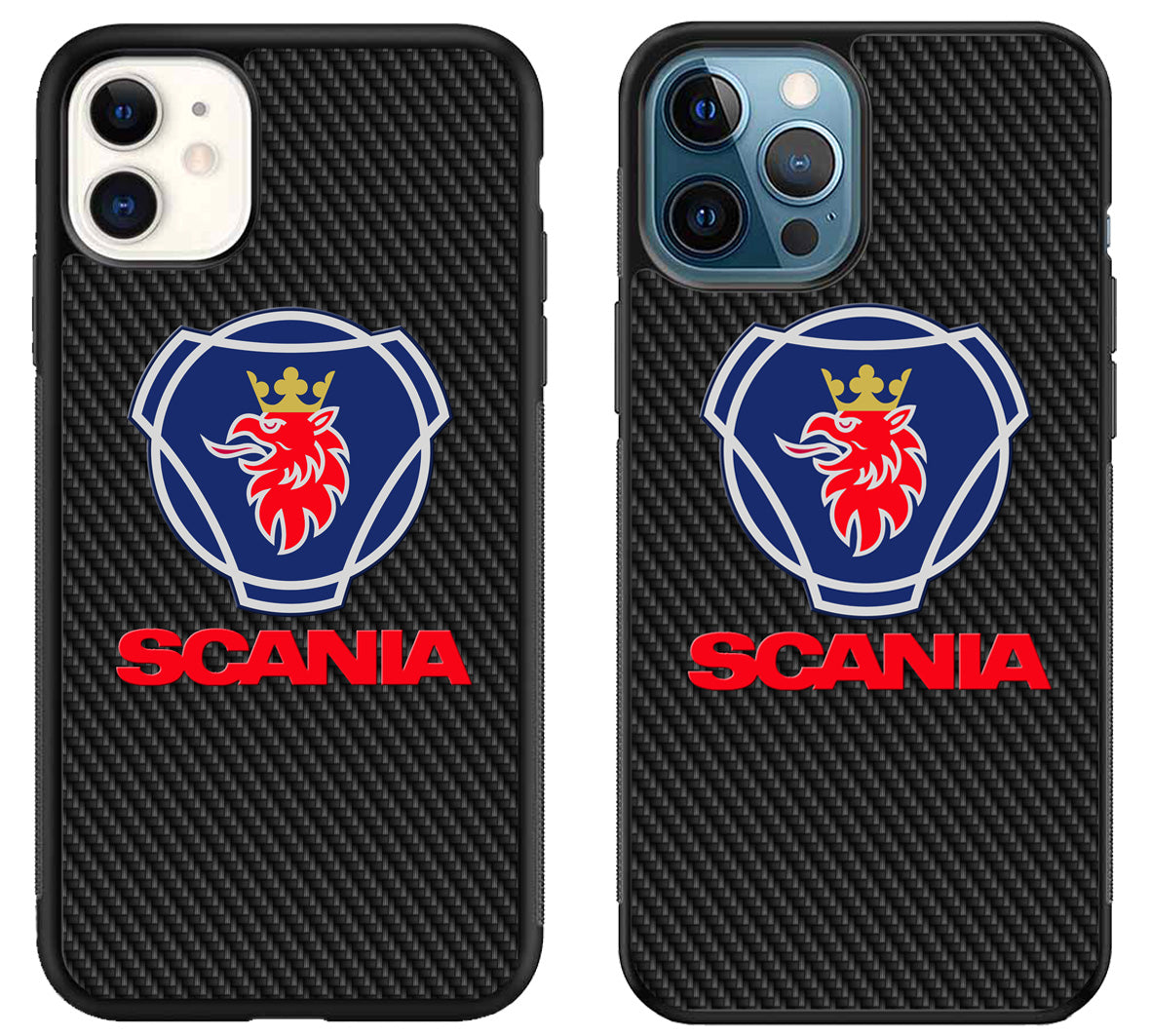 Scania Logo Black Carbon iPhone 11 | 11 Pro | 11 Pro Max Case