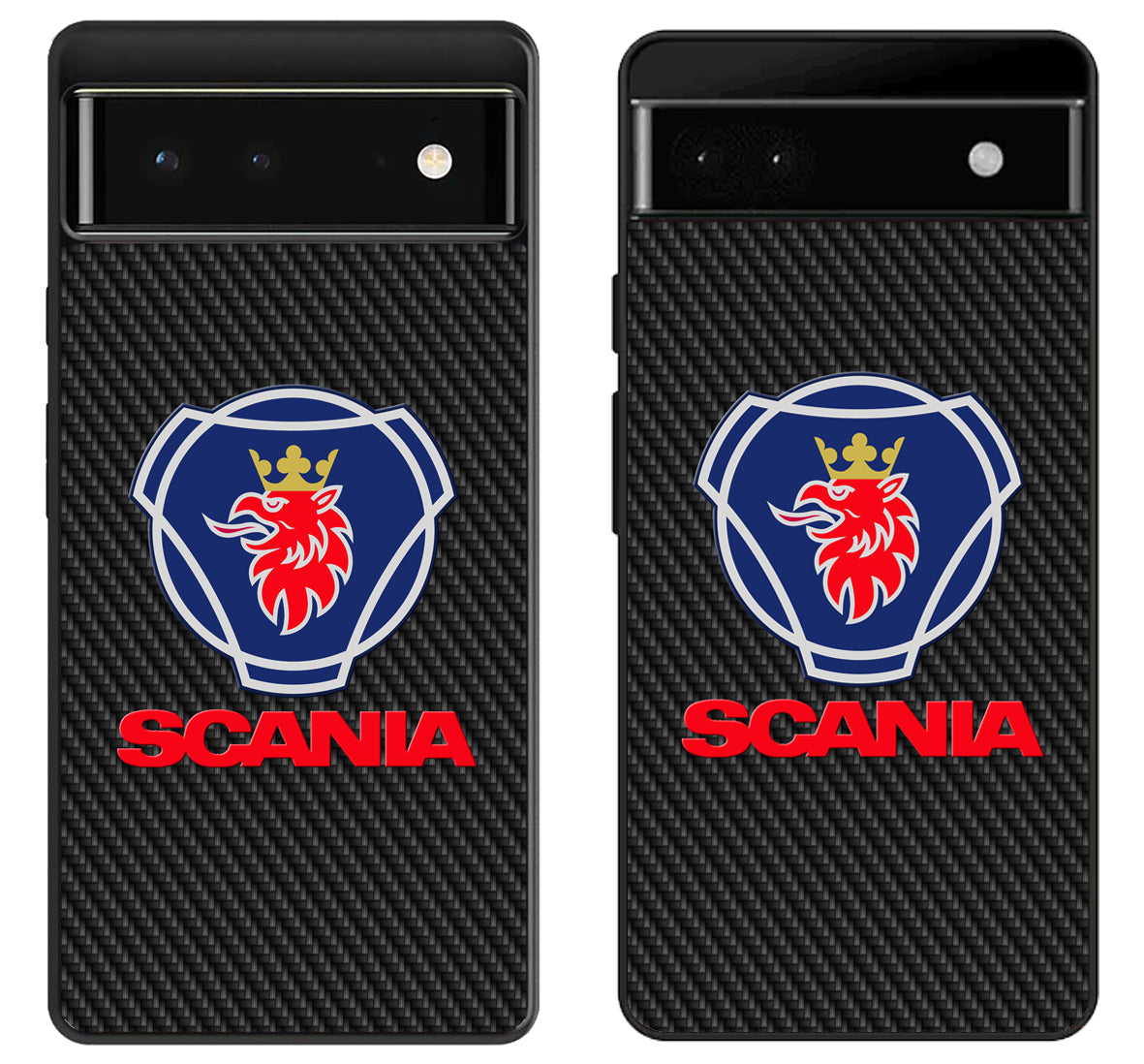 Scania Logo Black Carbon Google Pixel 6 | 6A | 6 Pro Case