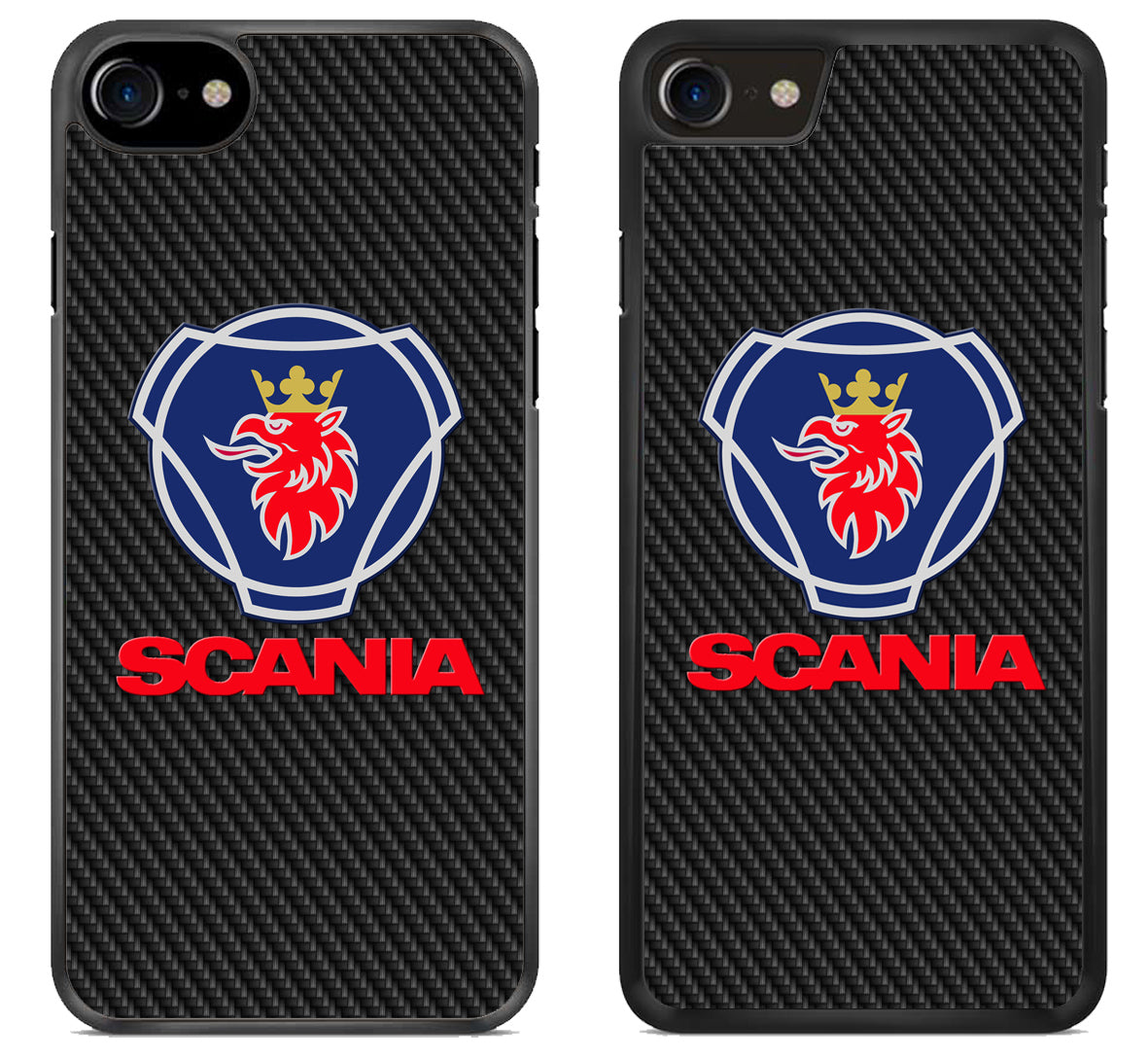Scania Logo Black Carbon iPhone SE 2020 | iPhone SE 2022 Case