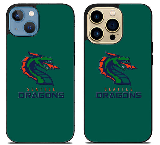 Seattle Dragons Cover iPhone 14 | 14 Plus | 14 Pro | 14 Pro Max Case