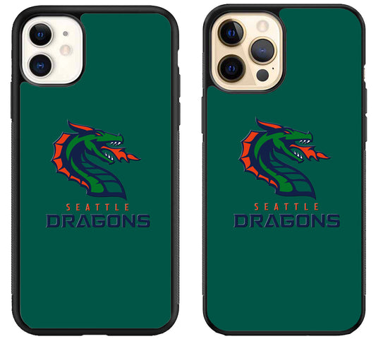 Seattle Dragons Cover iPhone 12 | 12 Mini | 12 Pro | 12 Pro Max Case