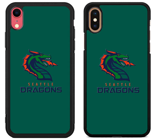 Seattle Dragons XFL Cover iPhone X | Xs | Xr | Xs Max Case