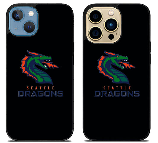Seattle Dragons Logo iPhone 14 | 14 Plus | 14 Pro | 14 Pro Max Case