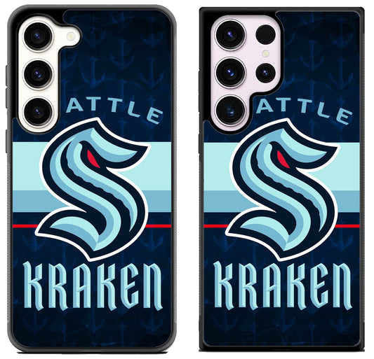 Seattle Kraken Background Samsung Galaxy S23 | S23+ | S23 Ultra Case