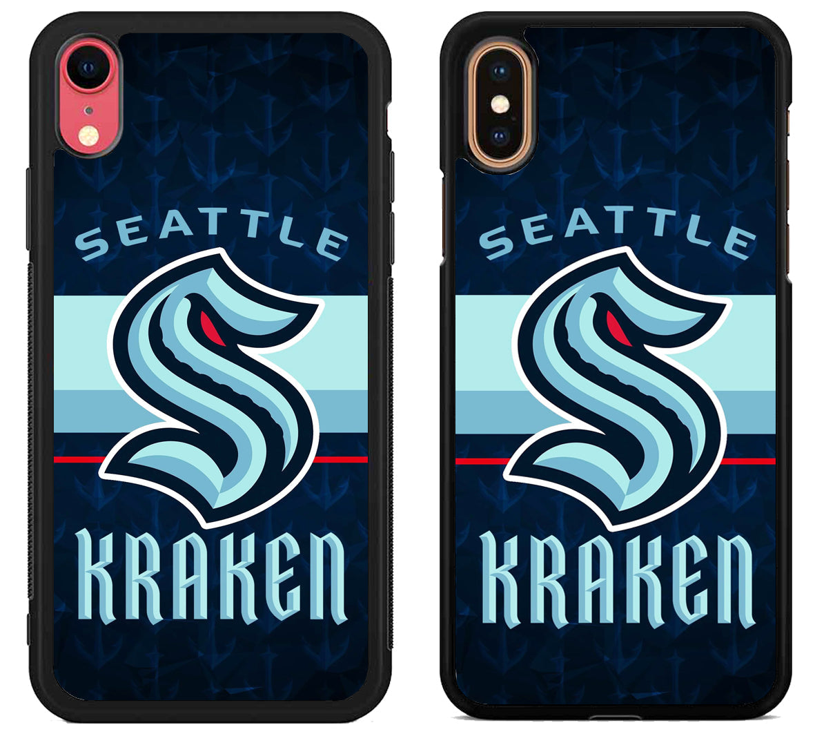 Seattle Kraken Background iPhone X | Xs | Xr | Xs Max Case