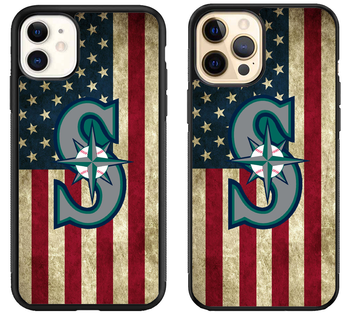 Seattle Mariners Flag iPhone 12 | 12 Mini | 12 Pro | 12 Pro Max Case