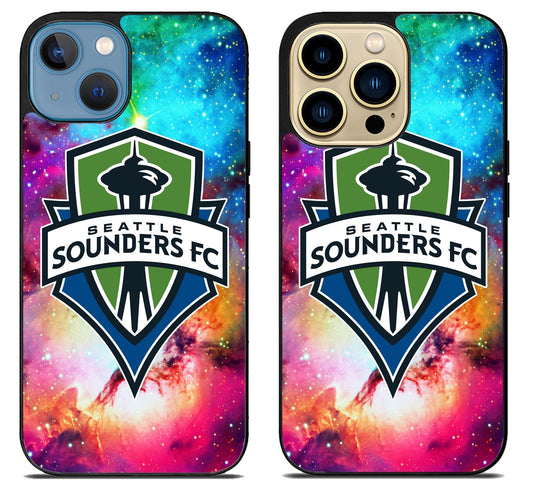 Seattle Sounders Galaxy iPhone 14 | 14 Plus | 14 Pro | 14 Pro Max Case