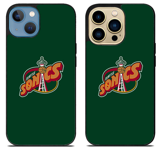 Seattle Supersonics Logo iPhone 14 | 14 Plus | 14 Pro | 14 Pro Max Case