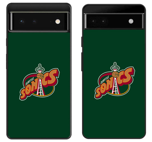 Seattle Supersonics Logo Google Pixel 6 | 6A | 6 Pro Case