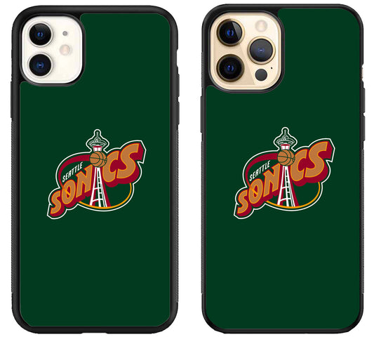 Seattle Supersonics Logo iPhone 12 | 12 Mini | 12 Pro | 12 Pro Max Case