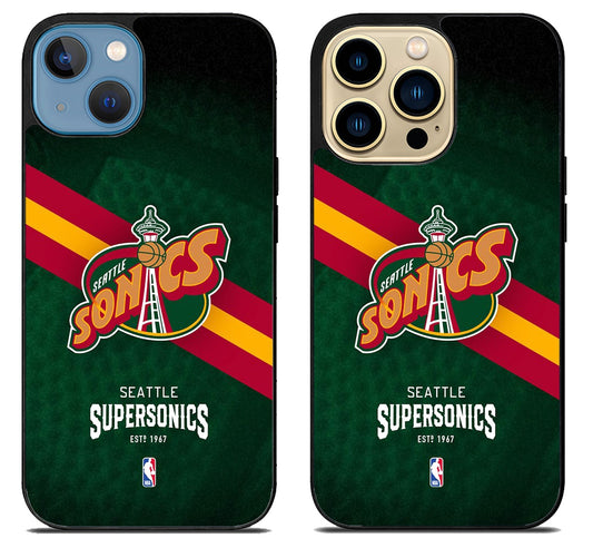 Seattle Supersonics Vintage iPhone 14 | 14 Plus | 14 Pro | 14 Pro Max Case