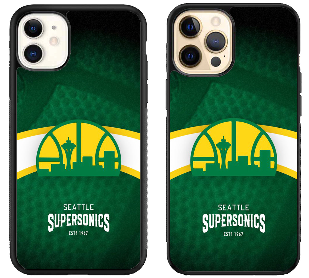 Seattle Supersonics Wallpaper iPhone 12 | 12 Mini | 12 Pro | 12 Pro Max Case