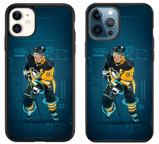 Sidney Crosby Pittsburgh Penguins Background iPhone 11 | 11 Pro | 11 Pro Max Case