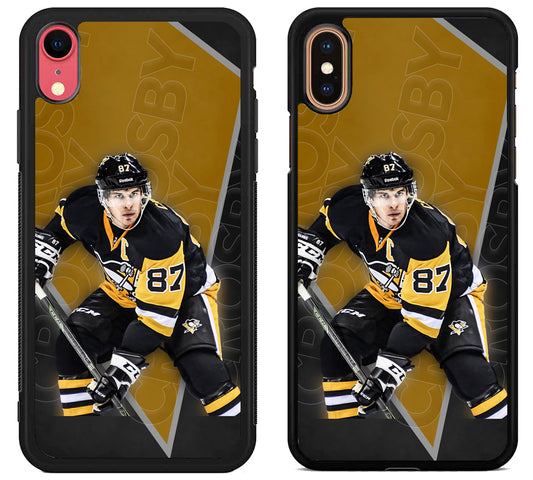 Sidney Crosby Pittsburgh Penguins Wallpaper iPhone X | Xs | Xr | Xs Max Case