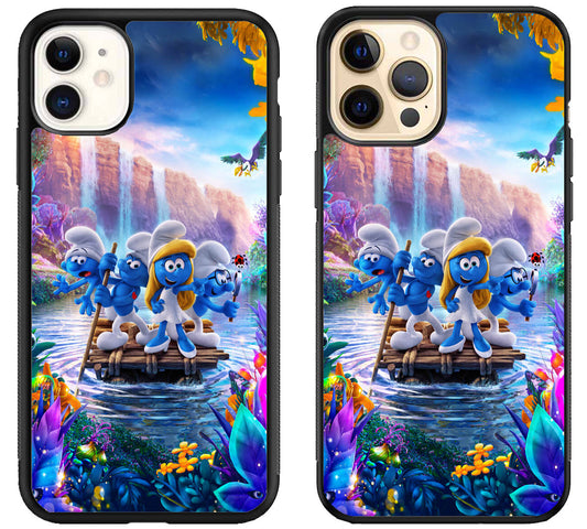 Smurfs And Friends Cover iPhone 12 | 12 Mini | 12 Pro | 12 Pro Max Case