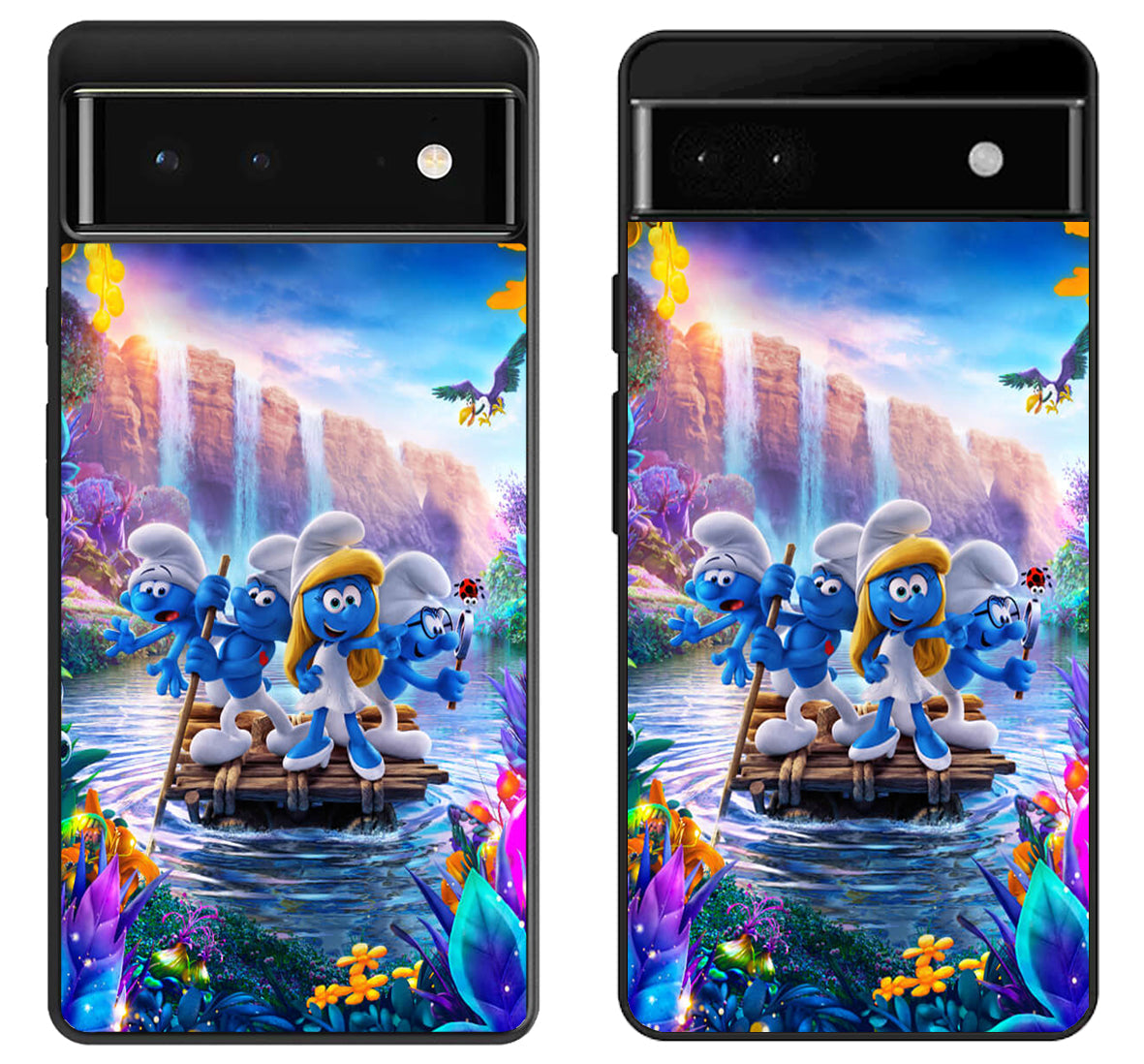 Smurfs And Friends Cover Google Pixel 6 | 6A | 6 Pro Case