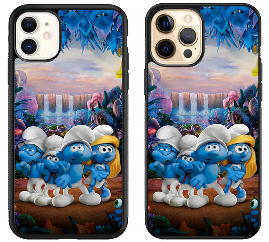 Smurfs And Friends iPhone 12 | 12 Mini | 12 Pro | 12 Pro Max Case