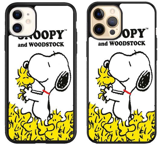 Snoopy And Woodstock iPhone 12 | 12 Mini | 12 Pro | 12 Pro Max Case