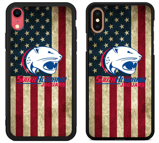 South Alabama Jaguar Flag iPhone X | Xs | Xr | Xs Max Case