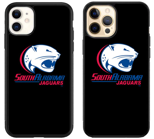 South Alabama Jaguar Logo iPhone 12 | 12 Mini | 12 Pro | 12 Pro Max Case