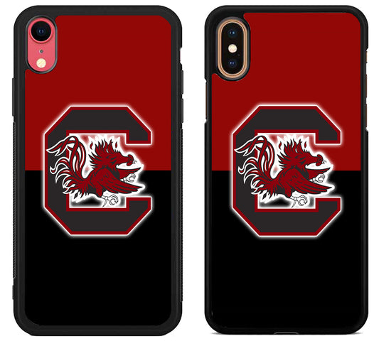 South Carolina Gamecocks Black Red iPhone X | Xs | Xr | Xs Max Case