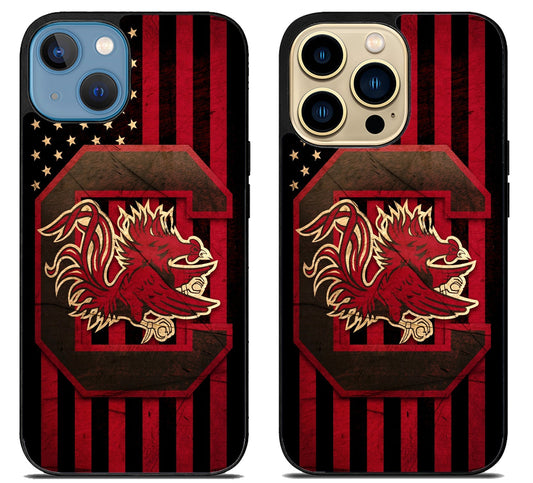South Carolina Gamecocks Flag iPhone 14 | 14 Plus | 14 Pro | 14 Pro Max Case