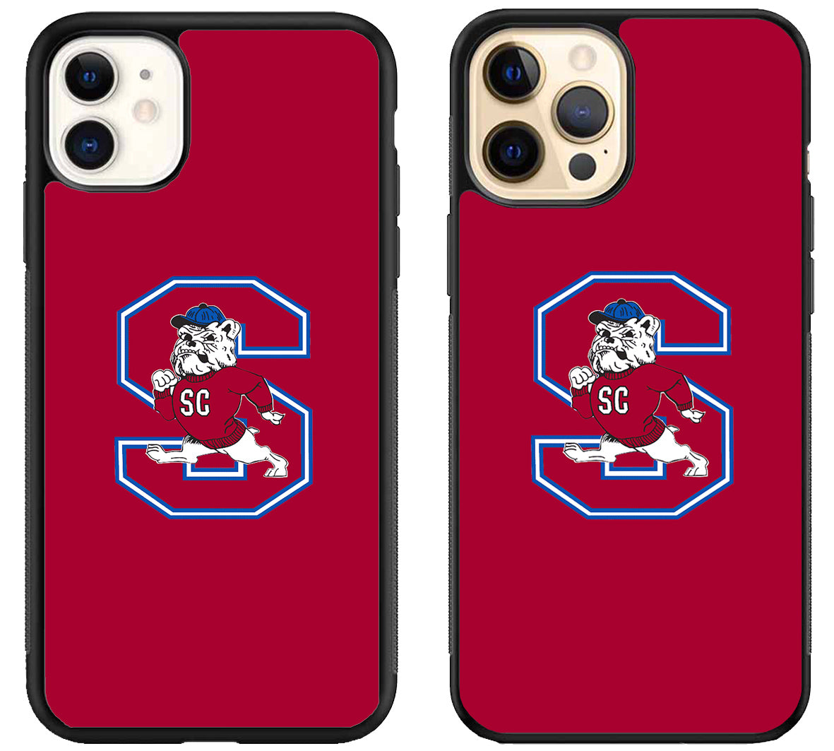 South Carolina State Bulldogs Red iPhone 12 | 12 Mini | 12 Pro | 12 Pro Max Case