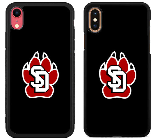 South Dakota Coyotes Black iPhone X | Xs | Xr | Xs Max Case