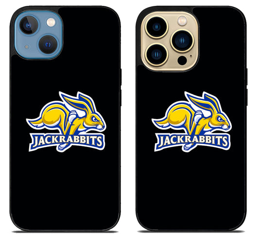 South Dakota State Jackrabbits Black iPhone 14 | 14 Plus | 14 Pro | 14 Pro Max Case