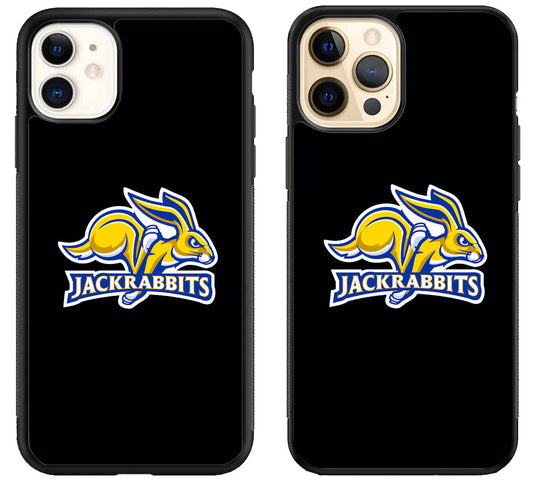 South Dakota State Jackrabbits Black iPhone 12 | 12 Mini | 12 Pro | 12 Pro Max Case
