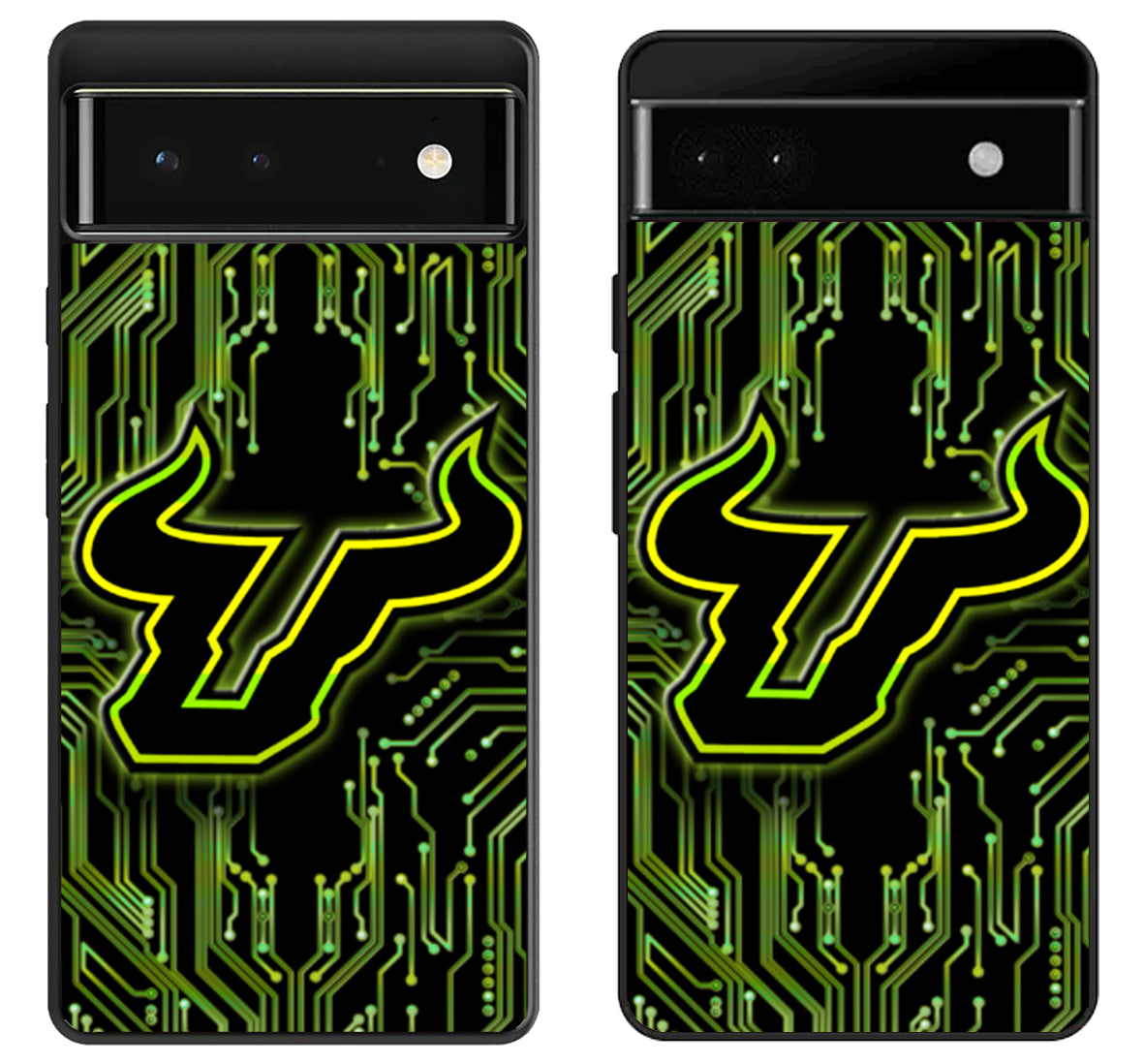 South Florida Bull Background Google Pixel 6 | 6A | 6 Pro Case